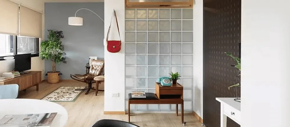 Living Area Glass Block